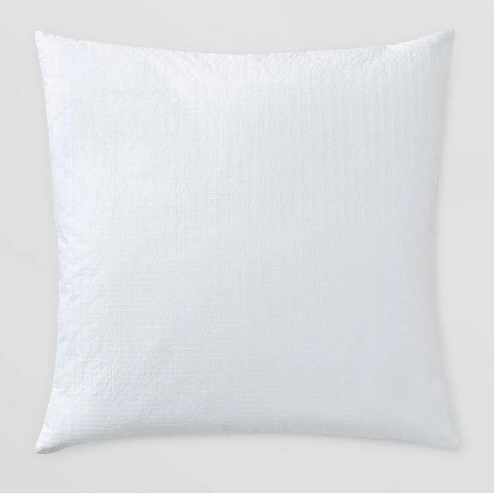 OAKE‎ Leicester White Euro Sham 26 x 26 set of 2